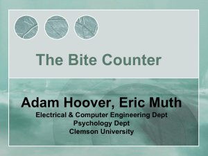 Bite Counter - College of Engineering and Science