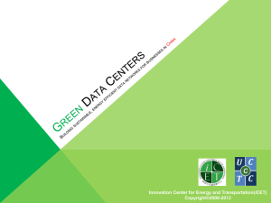 Green Data Centers