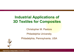 industrial textile composites - Philadelphia University Faculty