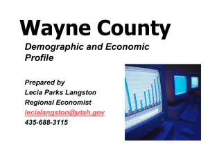 Demographic & Economic E-Profile