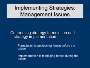 CH6-Strategy Implementation