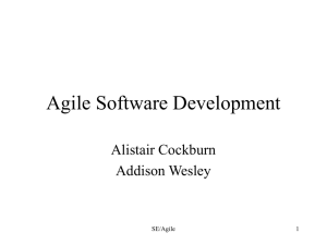 Agile Software Development