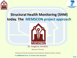 Structural Health Monitoring-SHM Applications