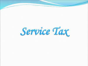 Service Tax 2011