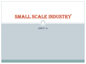 SMALL-SCALE-INDUSTRY - KIT