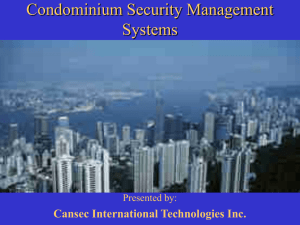 Security Management Systems for Luxury Villas and