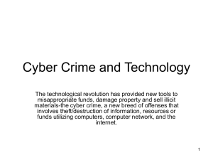 Cyber Crime and Technology