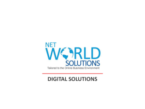 Profile Presentation - Net World Solutions