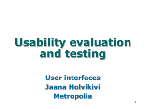 UsabilityTesting - Personal web pages for people of Metropolia