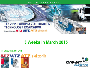 3 Weeks in March 2015 - Dream Marketing International Ltd.