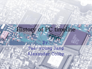 History of computers timeline