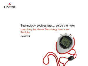Hiscox Tech Portfolio launch presentation June