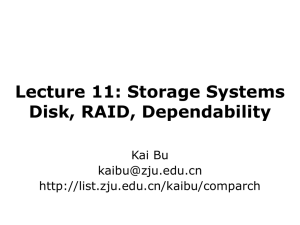 Lecture 11: Storage Systems
