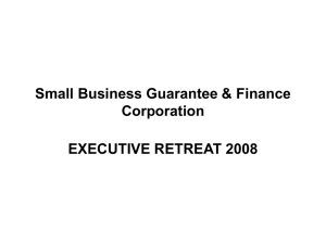 Small Business Guarantee & Finance Corporation