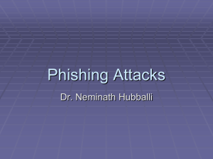 Phishing Attacks - Indian Institute of Technology, Indore