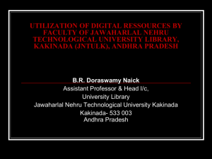 utilization of digital ressources by faculty of jawaharlal