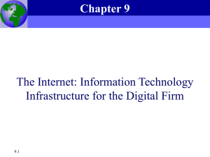 Chapter 9 -- The Internet
