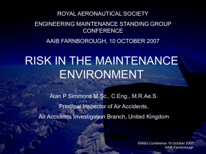 10oct07-Simmons - RAeS Human Factors Group