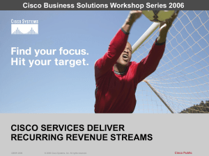 Cisco Support Services