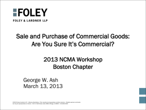 13. LINDSAY 27 Sale and Purchase of Commercical Goods