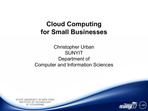 Cloud Computing - Computer Science Club