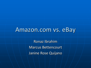 Amazon vs. eBay
