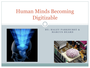 Human Minds Becoming Digitizable
