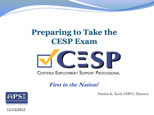 CESP Topic Areas