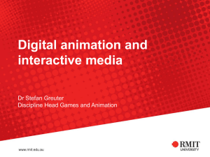 Digital animation and interactive media