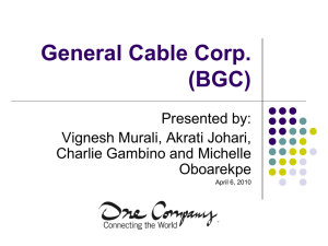 General Cable Corp.