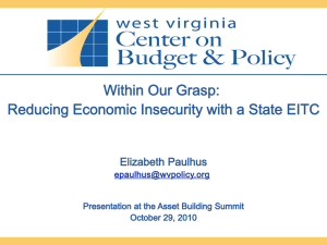 WithinOurGrasp_Oct29 - West Virginia Center on Budget & Policy