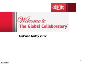 DuPont Today 2012