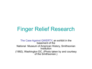 Finger Relief Research