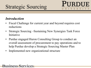 What is Strategic Sourcing?