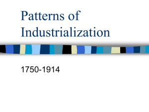 Patterns of Industrialization
