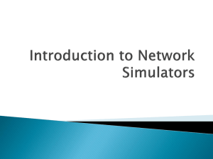 Introduction to Network Simulators
