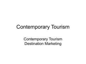 Contemporary Tourism Destination Marketing