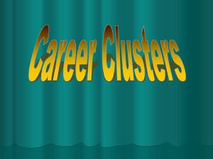 Career Clusters - Williamstown Independent Schools
