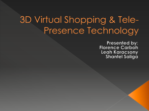 3D Virtual Shopping & Tele