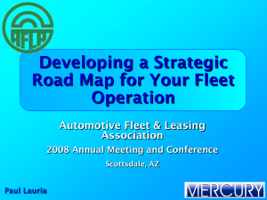 Developing a Strategic Roadmap: Taking Your Fleet to the Next Level