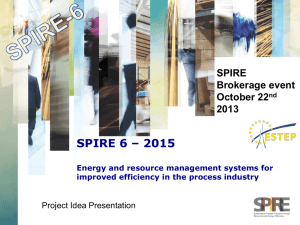 SSSA - Energy and resource management systems for