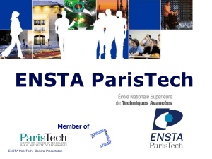 ENSTA ParisTech Member of