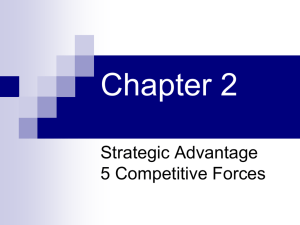 Competitive Forces and e business