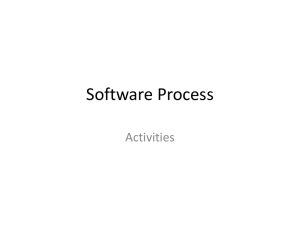 Software Process Activities