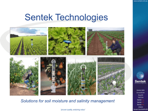Sentek Technologies - Soil Moisture Sense