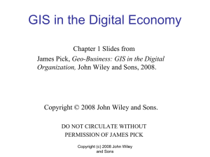 Chapter 1 - GIS in the Digital Economy