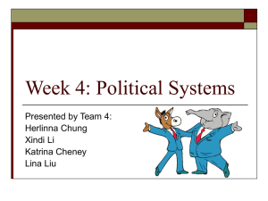 bus430Week 4- Political Systems
