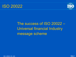 - ISO 20022