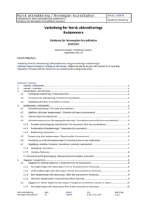 Veiledning for NAs bedømmere