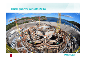 Third quarter results 2013
